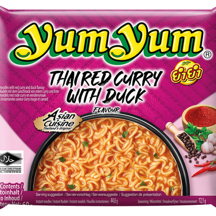 Yum Yum Instantnudeln Thai Red Curry Ente 60g