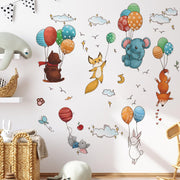 Wandtattoo Waldtiere & Ballons – Wanddeko fürs Kinderzimmer