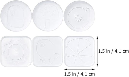 Türstopper 10 Stück Wand Türpuffer Transparent Selbstklebend Silikon