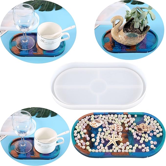 2 Stück Silikonformen Gießform Untersetzer