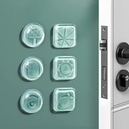 Türstopper 10 Stück Wand Türpuffer Transparent Selbstklebend Silikon