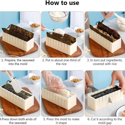 Sushi Form Set – DIY Super Sushi Maker