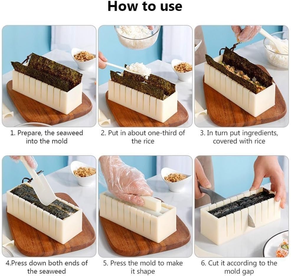 Sushi Form Set – DIY Super Sushi Maker