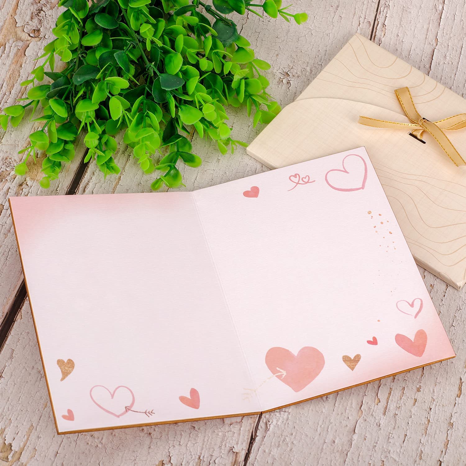 3D Grußkarte aus Holz mit Umschlag Rose - Glückwunschkarte Geschenkkarte