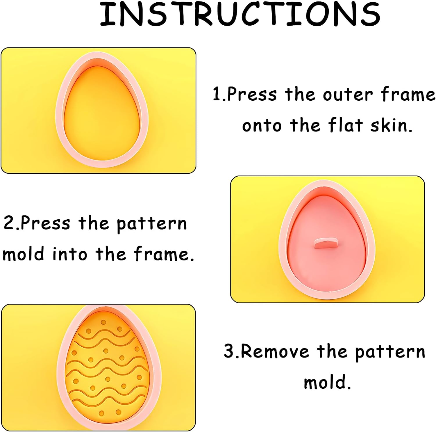 Ausstechformen Ostern Plätzchenausstecher Keksausstecher (10-teilig, Kunststoff, Ein-Klick)