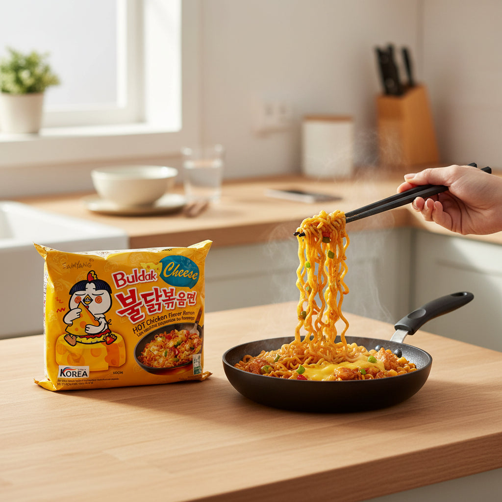 Samyang Buldak Hot Chicken Ramen Cheese Flavour 140g