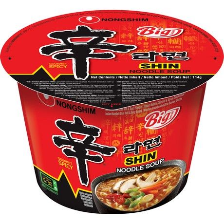 NONG SHIM Instantnudeln Shin Ramyun Big Bowl 114g