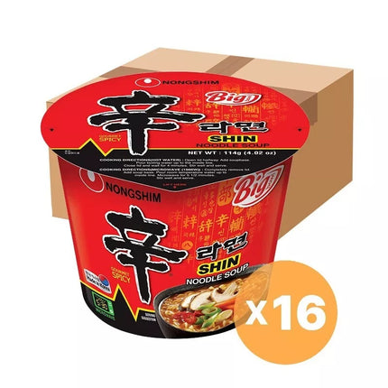 NONG SHIM Instantnudeln Shin Ramyun Big Bowl 114g