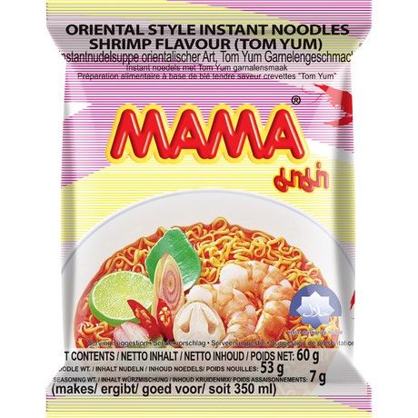 MAMA Instantnudeln Tom Yum Garnelen 60g