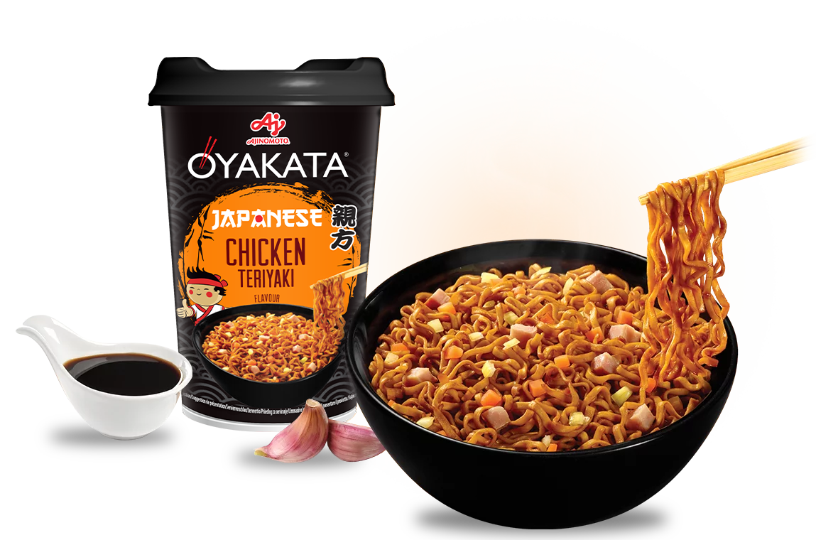 Ajinomoto OYAKATA Instantnudeln Yakisoba CUP Teriyaki Chicken 96g