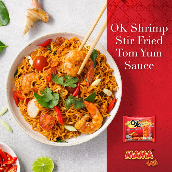 MAMA Instantnudeln OK Bratnudeln Stir-Fried Tom Yum Garnelen 85g
