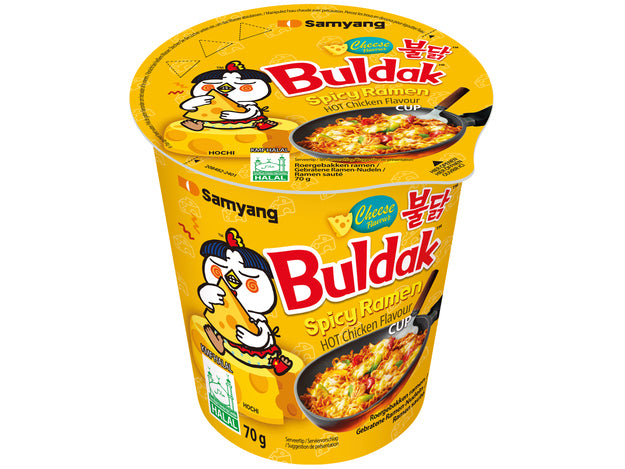 SAMYANG Buldak Hot Chicken Ramen Cheese Flavour CUP 70g