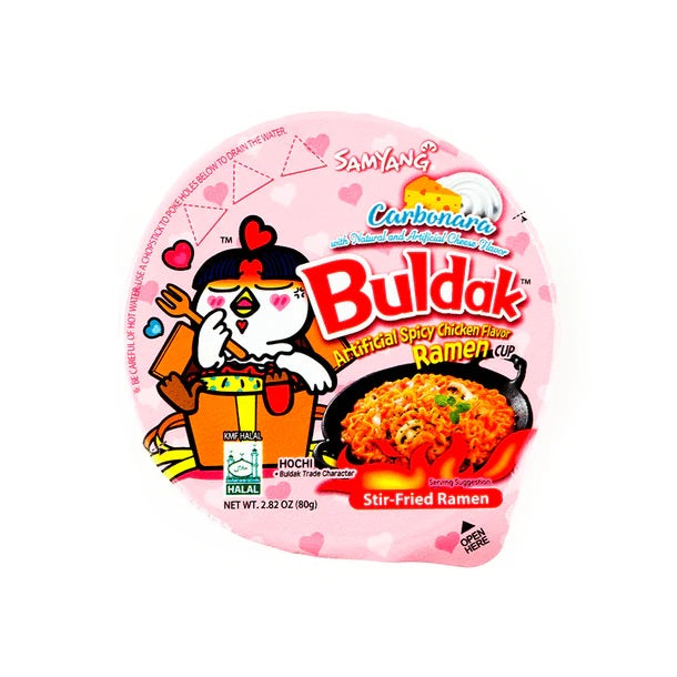 Samyang Buldak Hot Chicken Ramen Carbonara Cup 80g