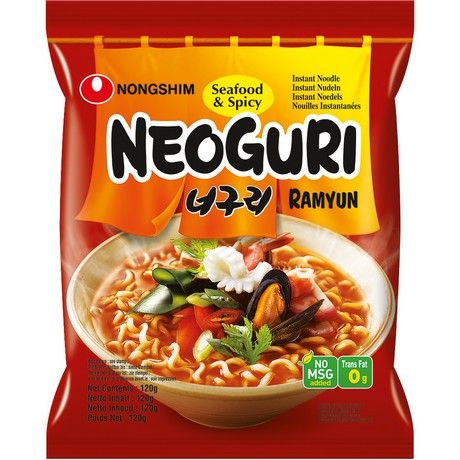 Nongshim Instantnudeln Neoguri Ramyun Seafood Spicy 120g