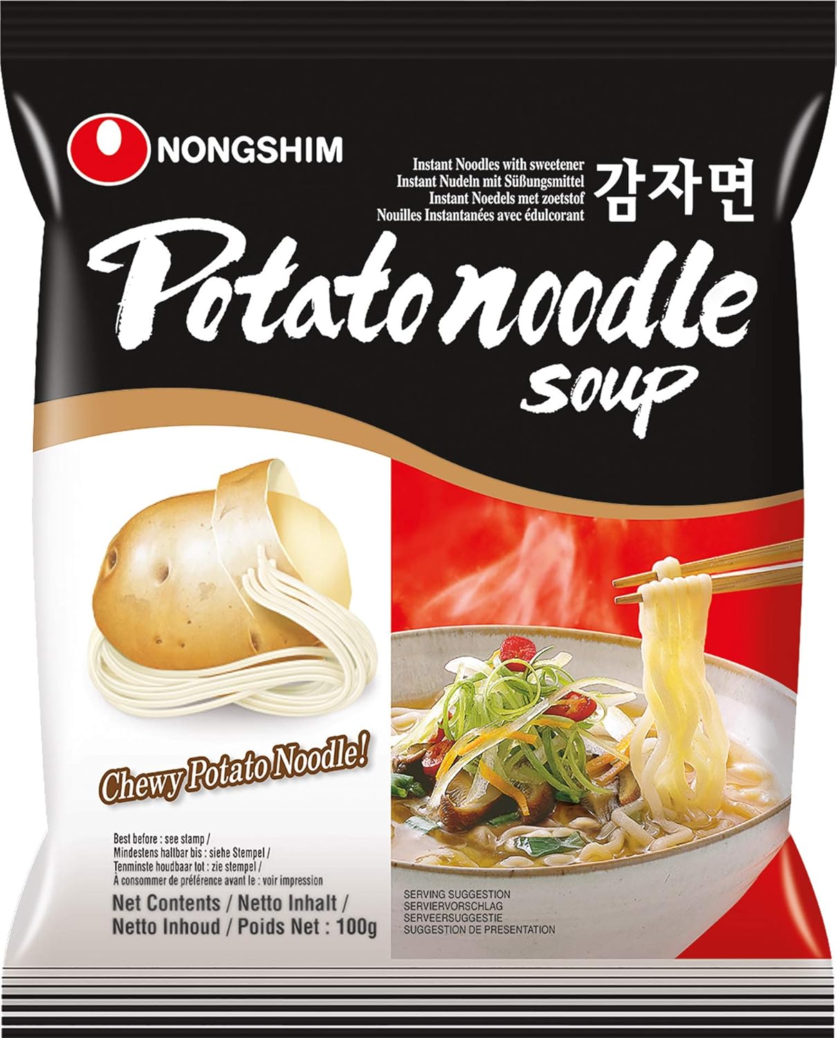 NONG SHIM Instantnudeln Potato noodle Soup Kartoffel Nudelsuppe 100g