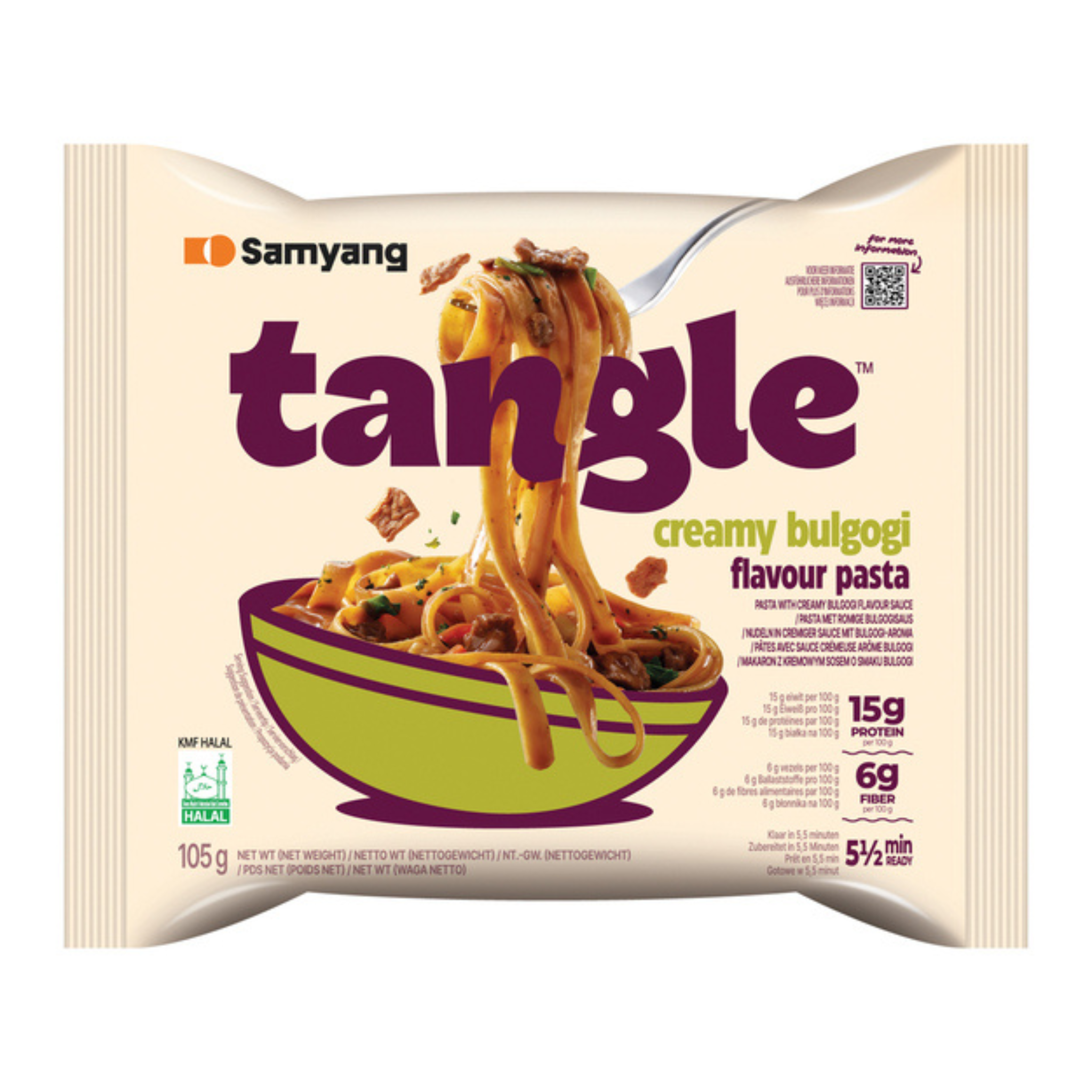 Samyang Tangle Pasta Creamy Bulgogi 105g