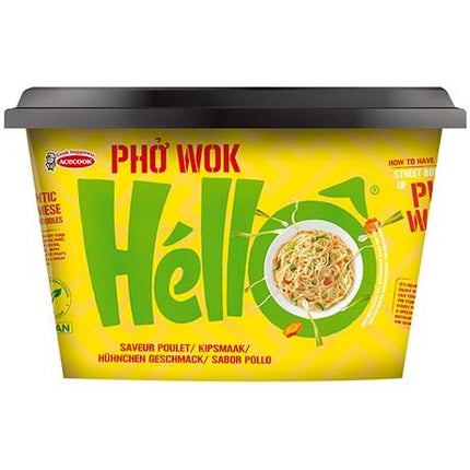 ACECOOK Pho Wok Hello in Bowl Instant Reisnudeln Huhn 76g