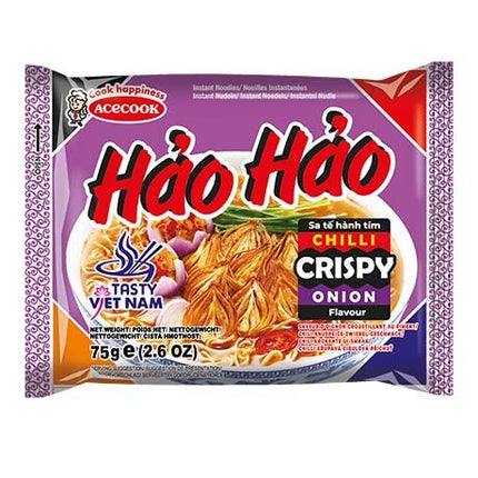 Acecook Instantnudeln Hao Hao Chili Crispy Onion 75g