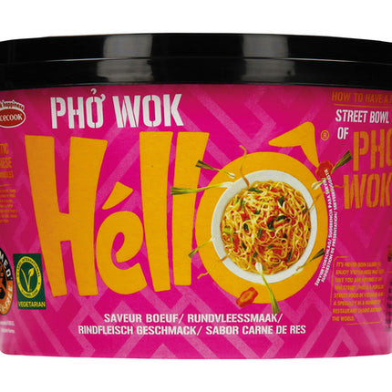 ACECOOK Pho Wok Hello in Bowl Instant Reisnudeln Rindfleisch 76g