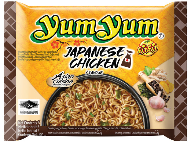 YumYum Instantnudeln Japanese Chicken Shoyu 60g