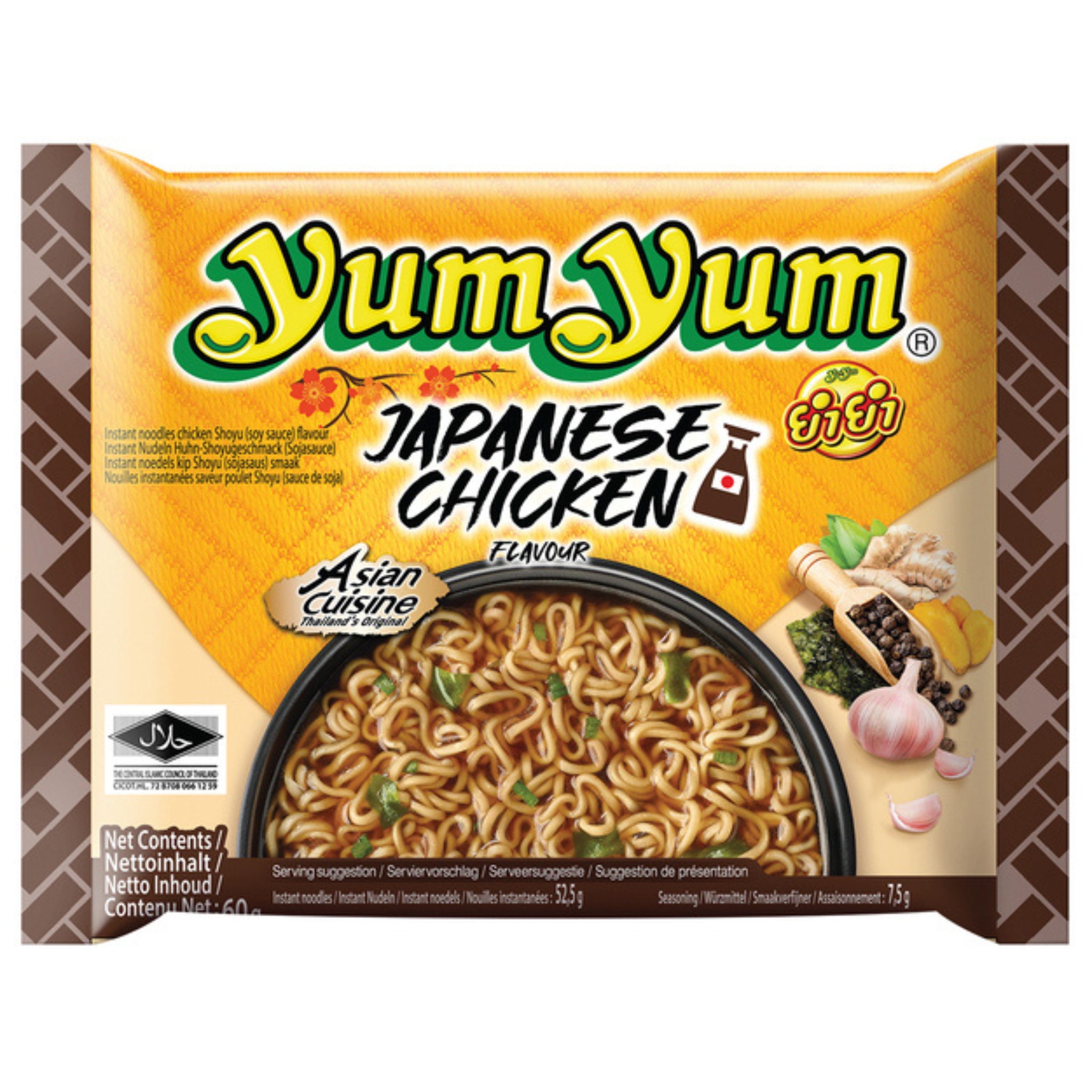 YumYum Instantnudeln Japanese Chicken Shoyu 60g