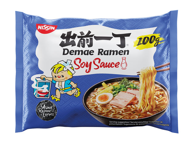 NISSIN Demae Ramen Instantnudeln Soy Sauce 100g