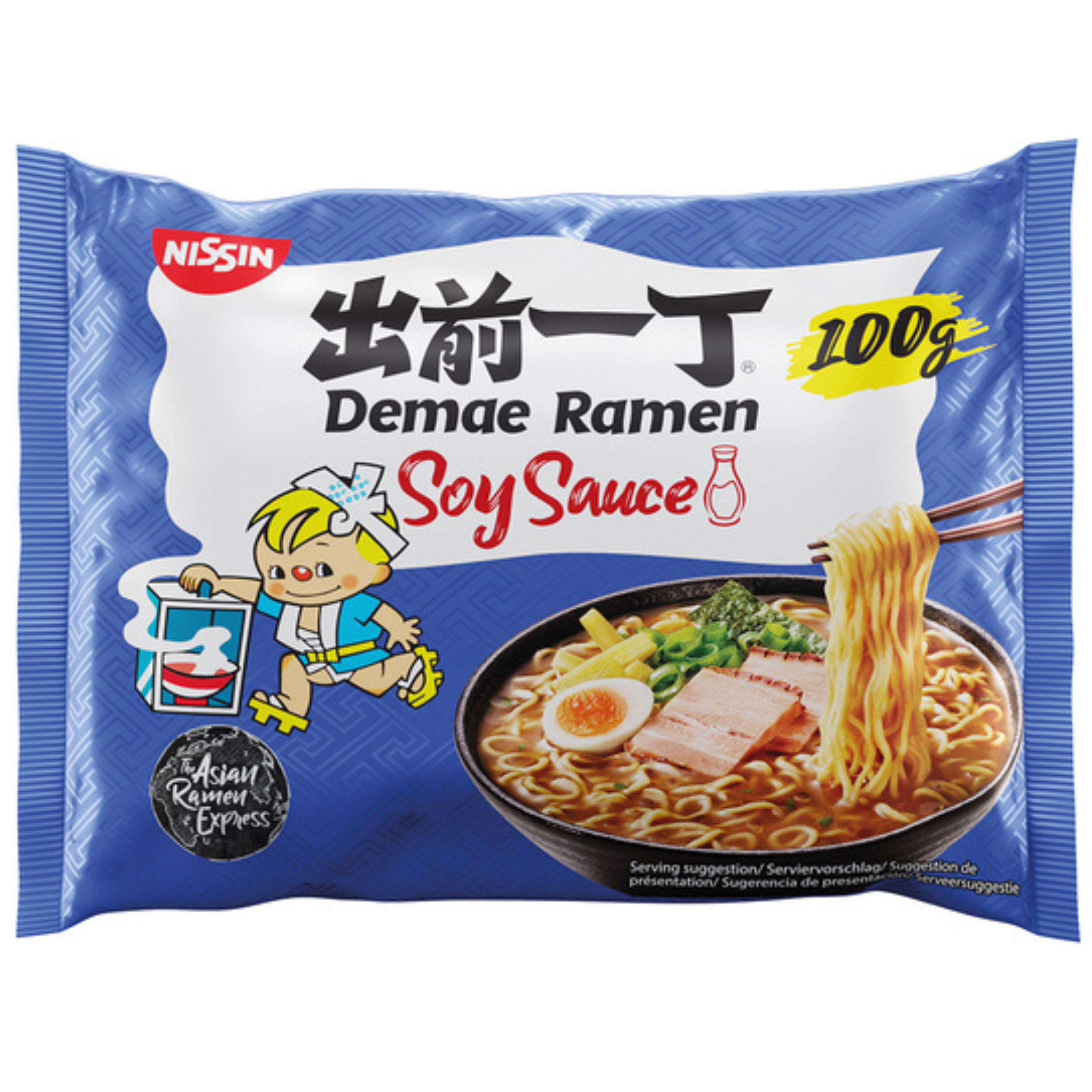Nissin Demae Ramen Instantnudeln Soy Sauce 100g