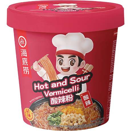 Haidilao Instant Glasnudeln Vermicelli Hot & Sour Cup 122g