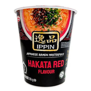 Acecook Ippin Instantnudeln Ramen Tonkotsu Hakata Red Spicy Cup 73g