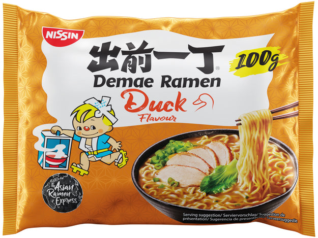 NISSIN Demae Ramen Instantnudeln Ente 100g