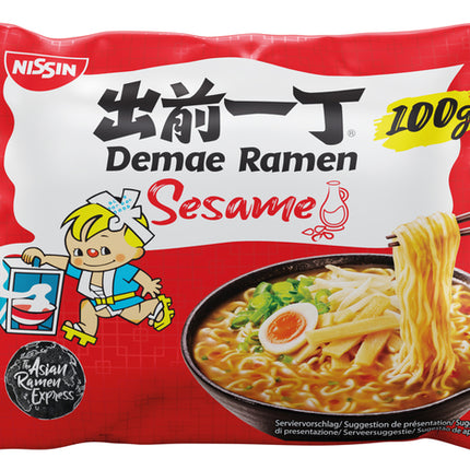 NISSIN Demae Ramen Instantnudeln Sesam 100g