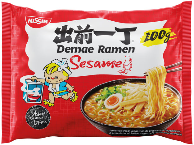 NISSIN Demae Ramen Instantnudeln Sesam 100g