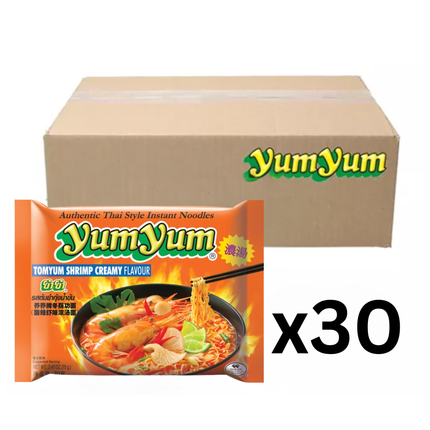 Yum Yum Instantnudeln Tom Yum Shrimp Cream Flavour 70g (30er-Pack)