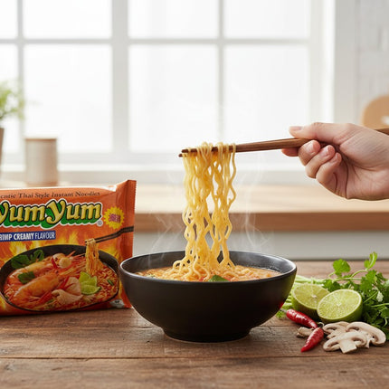 Yum Yum Instantnudeln Tom Yum Shrimp Cream Flavour 70g (30er-Pack)