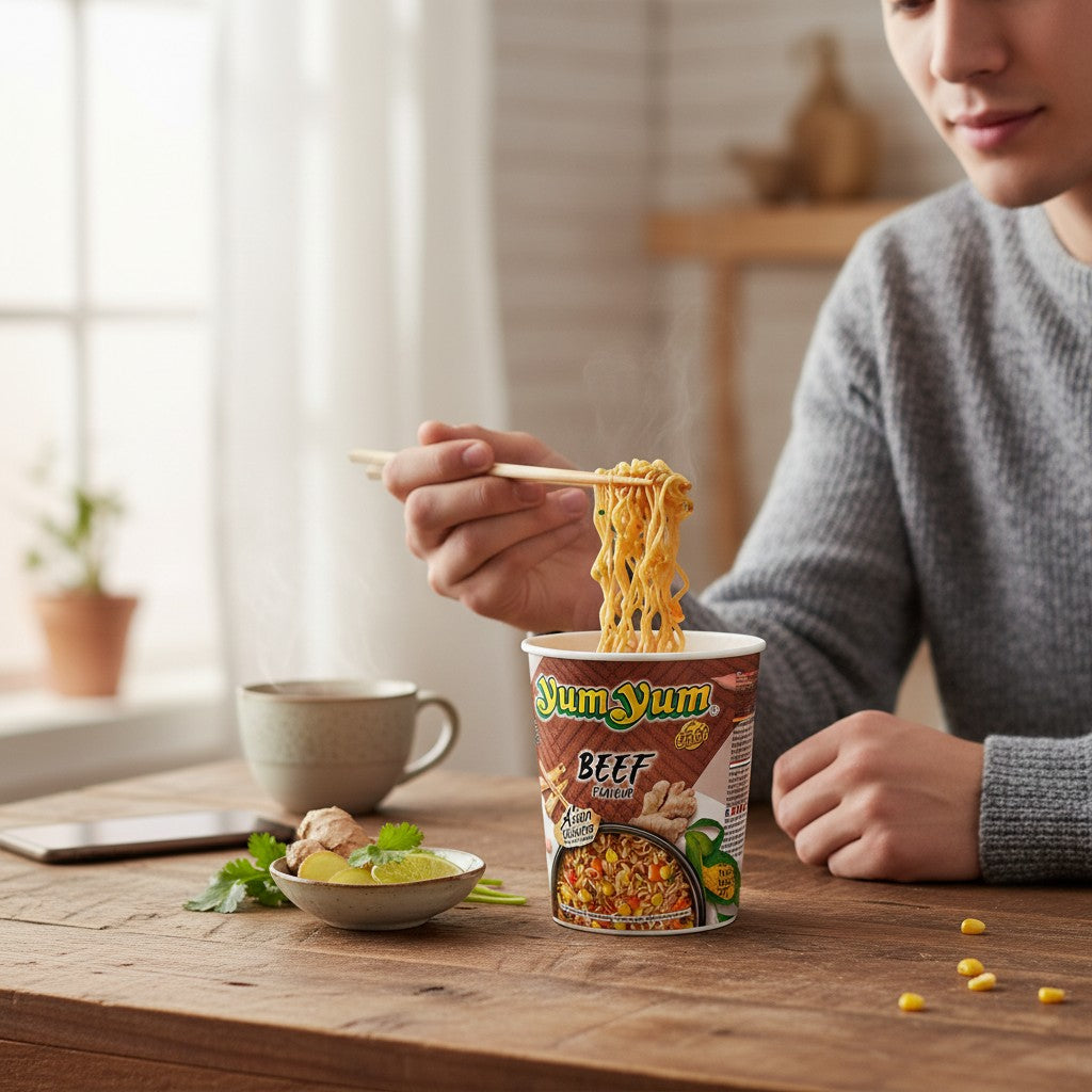 YumYum Instantnudeln Rind Cup 70g