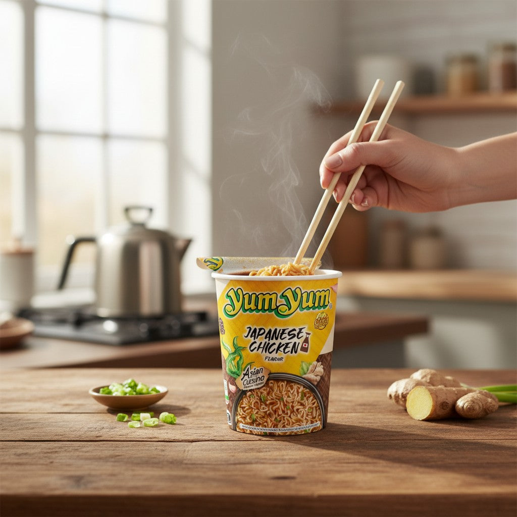 YumYum Instantnudeln Japanese Chicken Shoyu Cup 70g