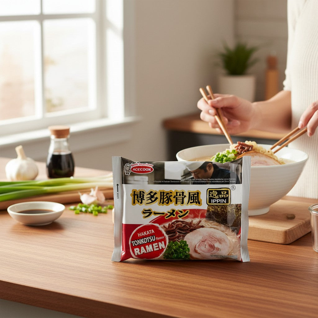 Acecook Ippin Instantnudeln Ramen Hakata Tonkotsu 82g