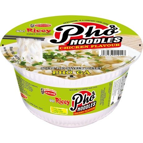 ACECOOK Oh Ricey Instant Reisnudelsuppe Pho Ga Huhn CUP 71g