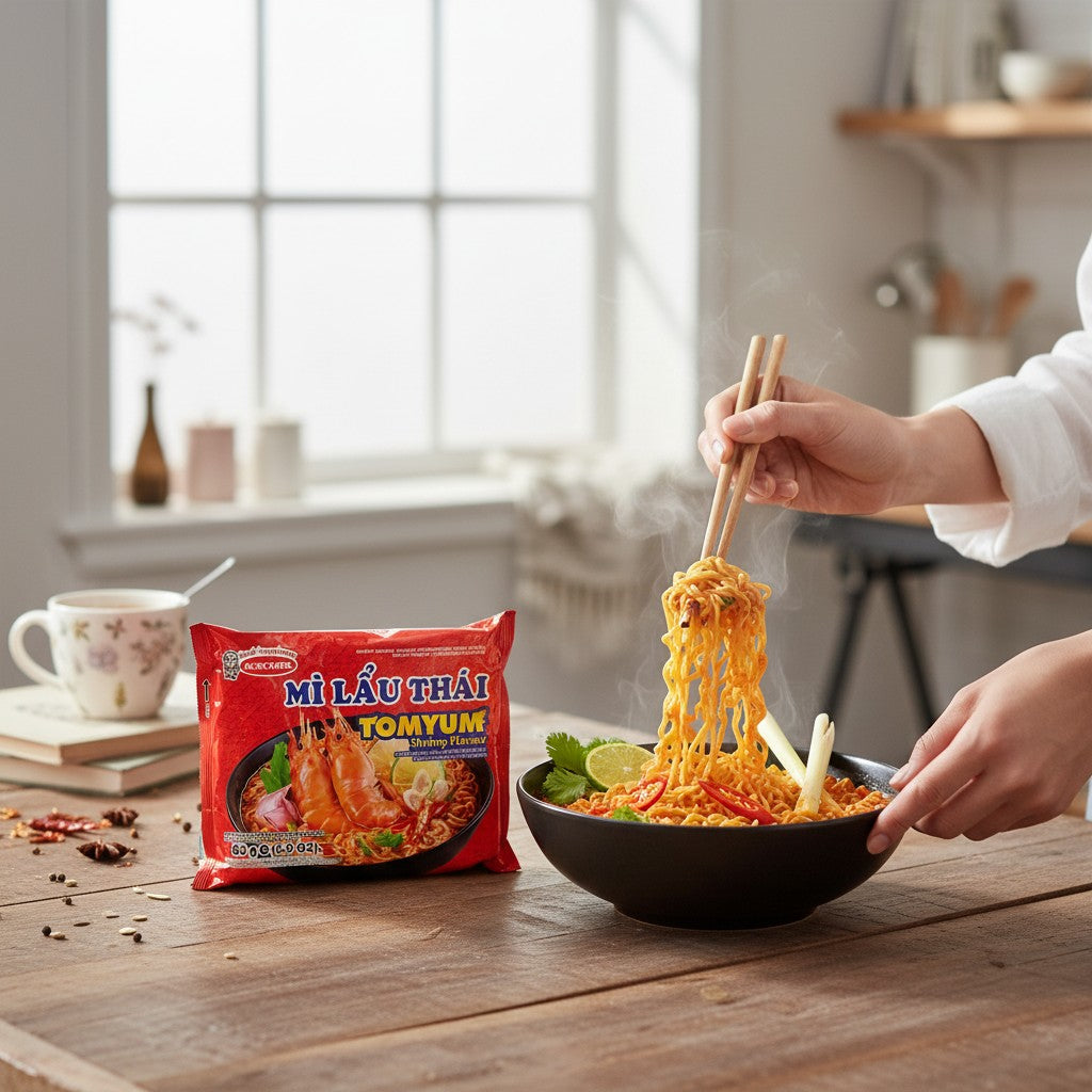 Acecook Instantnudeln Tom Yum Shrimp Mi Lau Thai 83g
