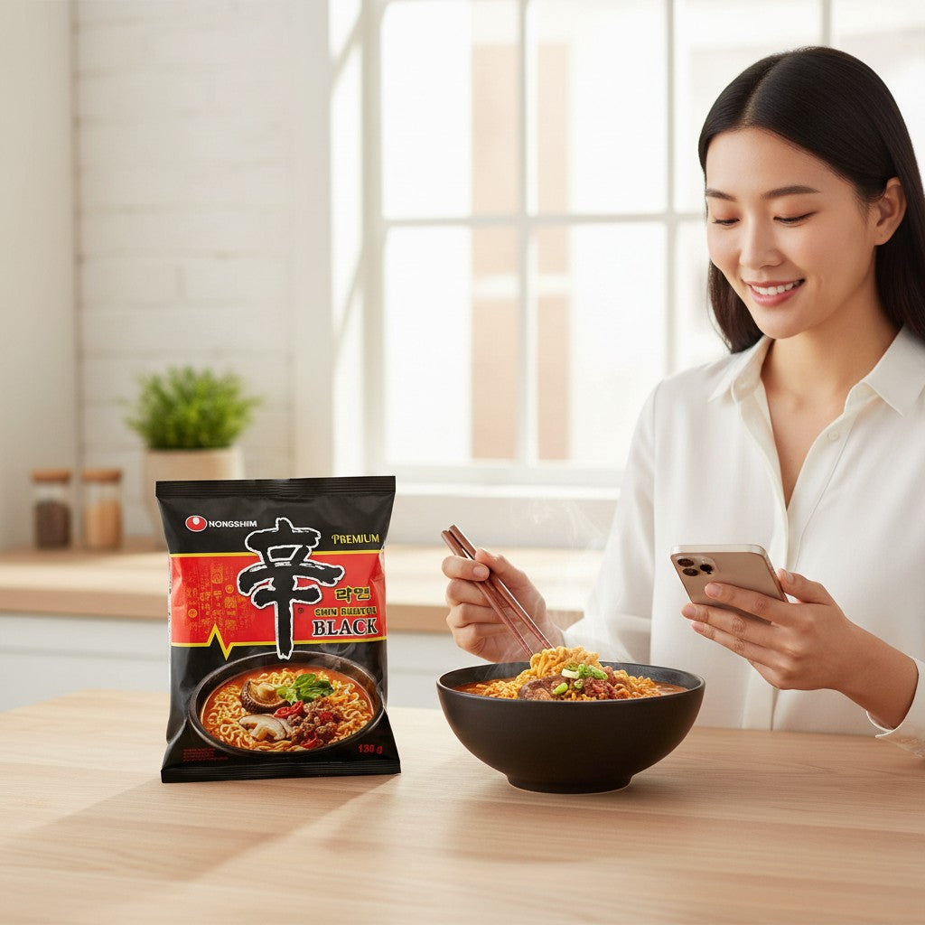 Nongshim Instantnudeln Shin Ramyun Black Premium 130g