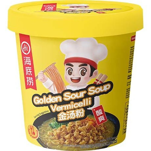 Haidilao Instant Glasnudeln Vermicelli Golden Sour Soup Cup 130g