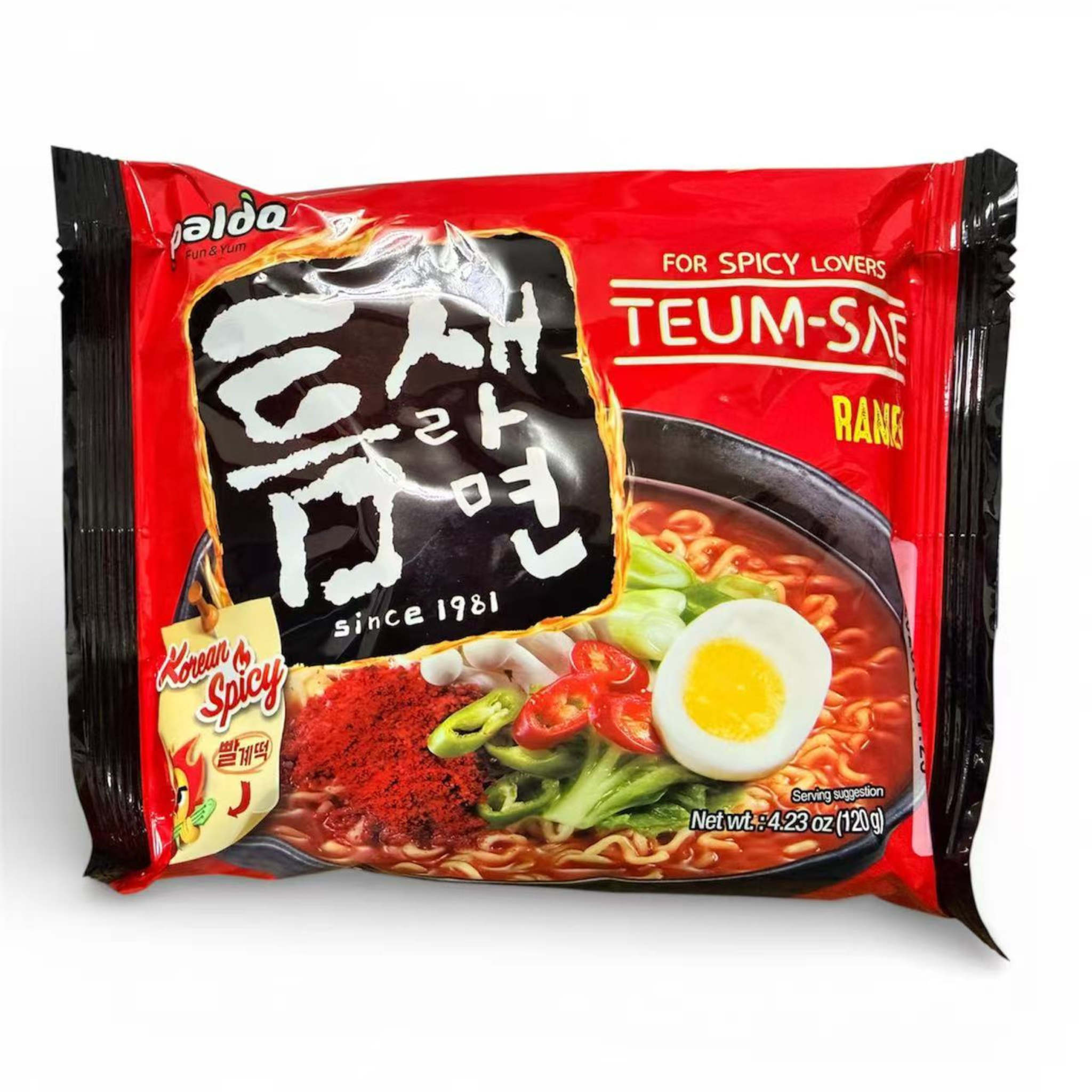 Paldo Instantnudeln Teumsae Ramyun Scharf 120g