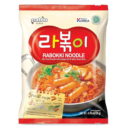 Paldo Instantnudeln Rabokki Hot & Spicy 135g
