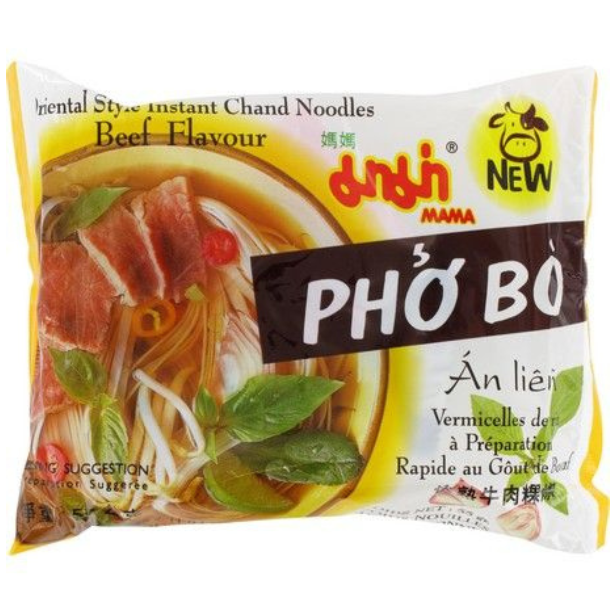MAMA Instant Chand Nudeln Rind Pho Bo 55g