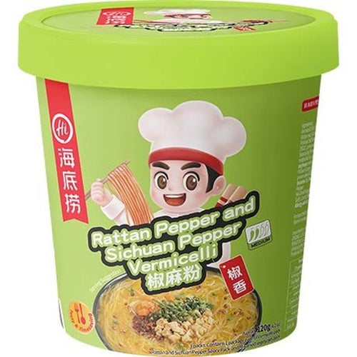 Haidilao Instant Glasnudeln Vermicelli Rattan & Szechuan Pfeffer Cup 120g