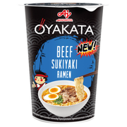 Ajinomoto OYAKATA Instantnudeln Sukiyaki Rind Ramen Cup 63,5g