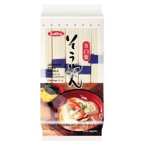 Sukina getrocknete Nudeln Japanischer Art | Tomoshiraga Somen Nudeln 453g