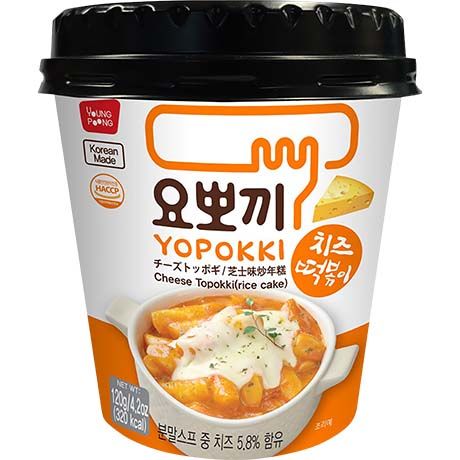 YOPOKKI Reiskuchen Tteokbokki Topokki Käse Cup 120g