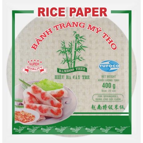 BAMBOO TREE Reispapier Rund 22 cm, 400 g