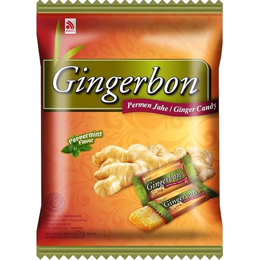 Gingerbon Ingwer-Pfefferminz-Bonbons 125g